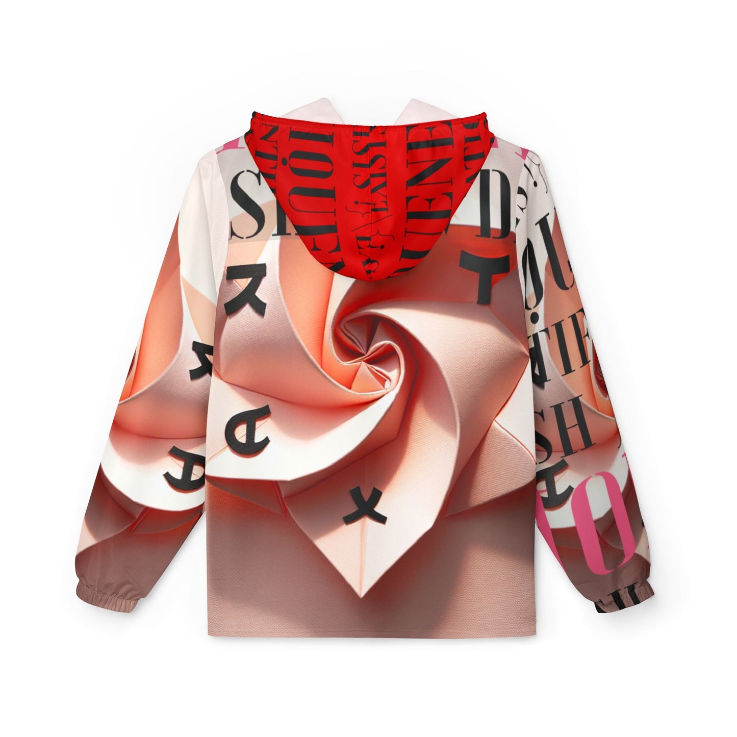 Genre Asthetic⊢ ∃! ⊨ Trendy Windbreaker Jacket with Artistic Design - Perfect for Casual Outings and Outdoor Adventures