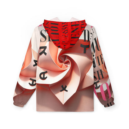 Genre Asthetic⊢ ∃! ⊨ Trendy Windbreaker Jacket with Artistic Design - Perfect for Casual Outings and Outdoor Adventures
