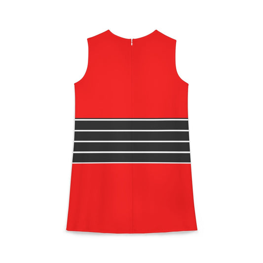 ES No.4 A-line Sleeveless Dress (AOP)